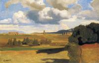 Corot, Jean-Baptiste-Camille - The Roman Campagna with the Claudian Aqueduct